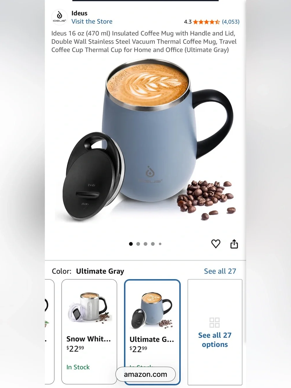 IDEUS Insulated Mug